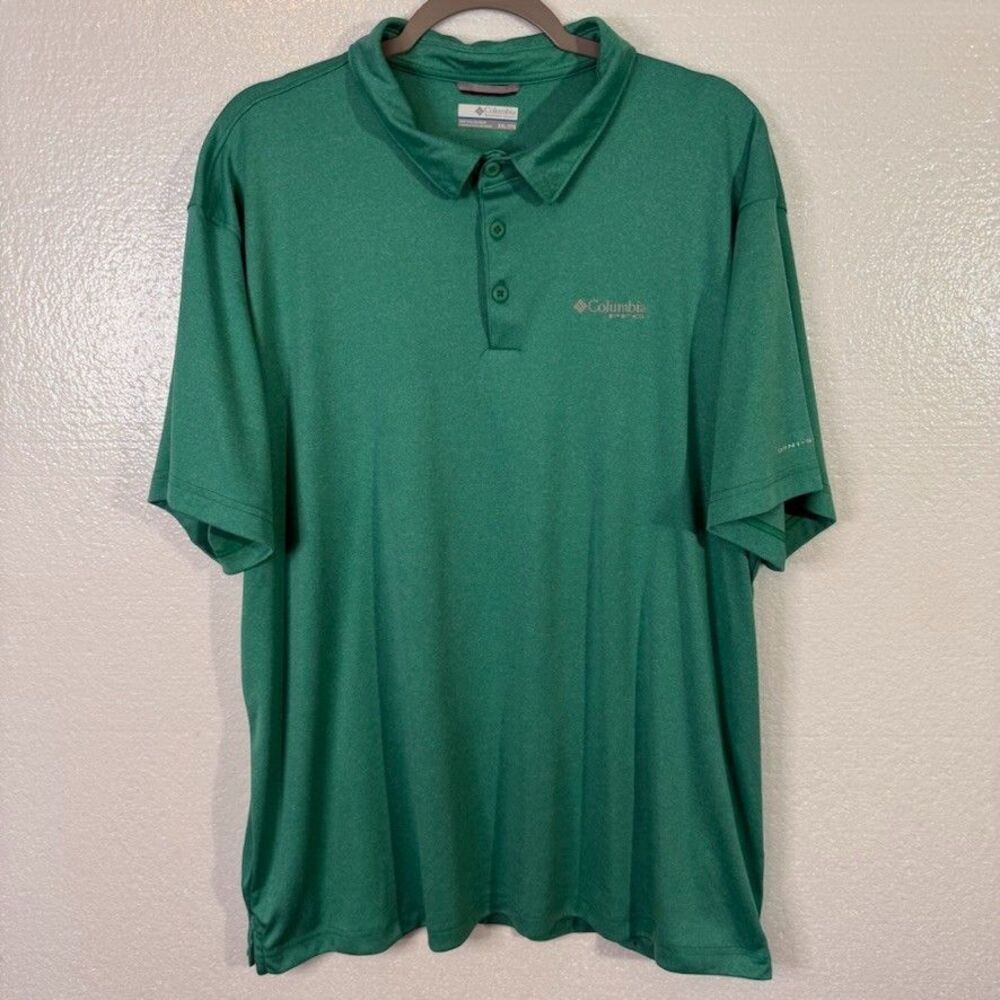Columbia Men's Green Performance Polo